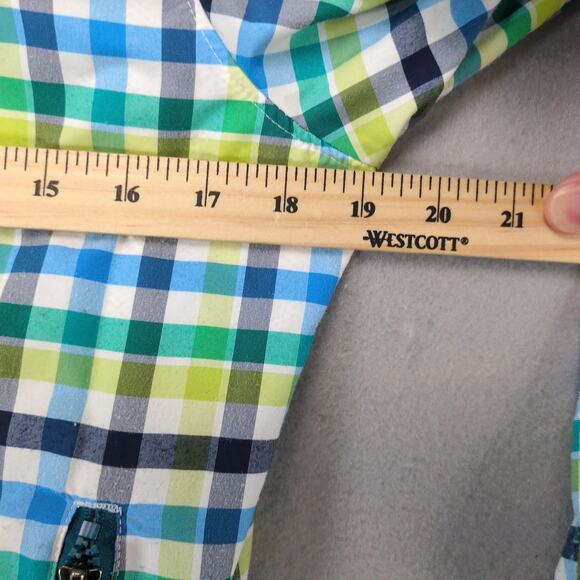 Columbia Sportswear Plaid Full Zip Jacket Women's M Hooded Pockets Drawstring - Picture 5 of 10